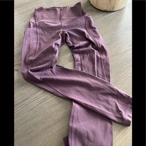 Lululemon Fast and Free High Rise Size 4 25”